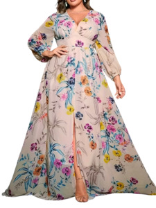 Ball Dresses: Plus Size Dress Sandra - Ball Dress