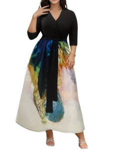 Plus Size Dress Delara - Ball Dress