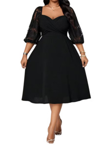 Womens Plus Size Clothing: Plus Size Dress Mulan -  Dress