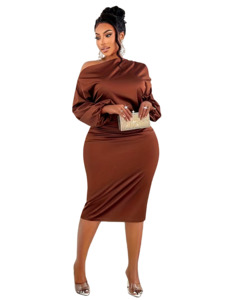 Womens Plus Size Clothing: Plus Size Dress Mercedes - Bodycon Dress