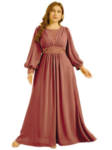 Womens Plus Size Clothing: Plus Size Dress Jammy - Sequins Ball Dress