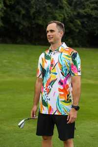 CA Funky Golf Polo | Exotic Jungle