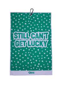 Golf Towels: CA Waffle Golf Towels | Get Lucky