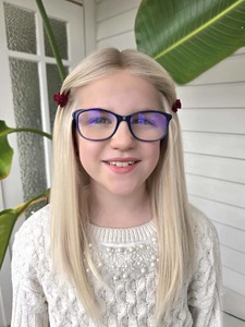 Violet-Children's Hand Tied Human Hair Wig: Hair to Help - Custom Hair Co - Hair To Help