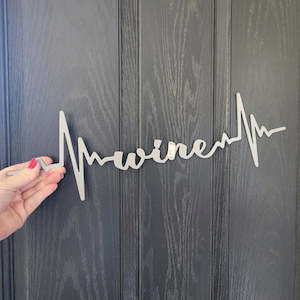 Powder Coated: CRAZY SALE - Wine Heartbeat