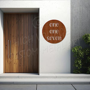 Address Signs Numbers: Street Number Sign