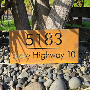 New Designs: address sign