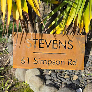 address sign