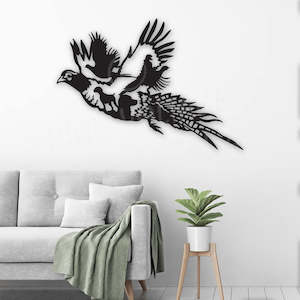 Birds: pheasant scene