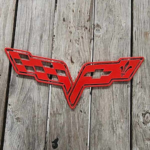 Man Cave Decor: chevrolet flags