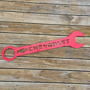 Man Cave Decor: chevrolet spanner