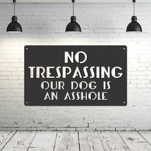New Designs: no trespassing