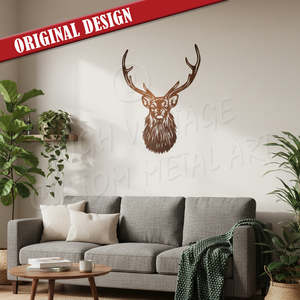 Animals And Insects: sika stag head