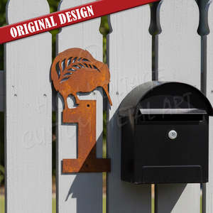 New Designs: street numbers - kiwi