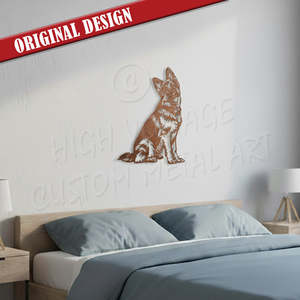 Animals And Insects: german shepherd - aluminium