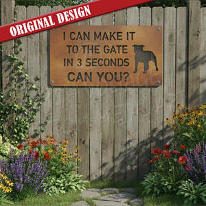 make it to the gate - staffie