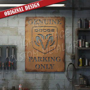 Man Cave Decor: genuine parking dodge - 400mm