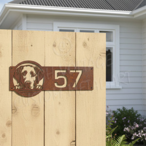 labrador street number sign