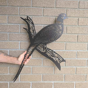Birds: pheasant - matt black
