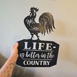 Birds: life's better in the country - matt black