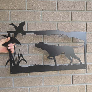 Animals And Insects: hunting dog - matt black