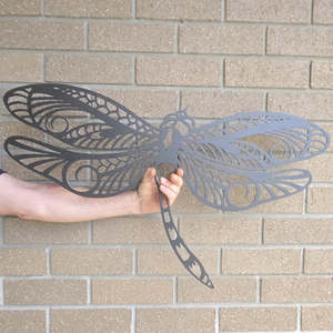Animals And Insects: dragonfly - matt black