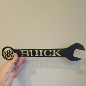 Man Cave Decor: buick spanner - matt black