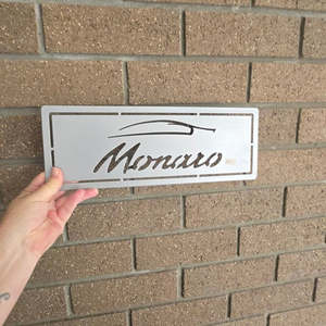 Man Cave Decor: monaro - silver