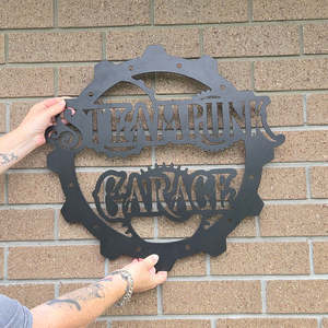 steampunk garage - matt black