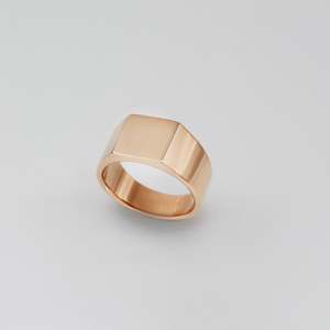 Yellow Gold Square Signet Ring