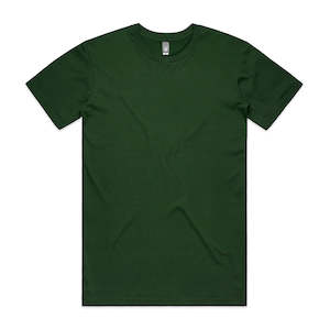 Tee: AS Colour Staple Tee - Forest Green - 3XL