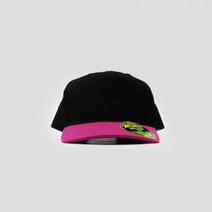 FlexFit Premium Original Wool Blend Clip Toddler - Black/Magenta