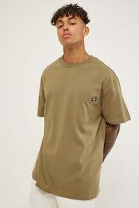 Shirts: Dickies Heavyweight Pocket Tee Mushroom