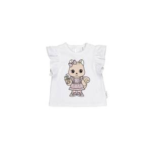 Dresssale Huxbaby: Huxbaby Cheery Chipmunk Frill T-shirt