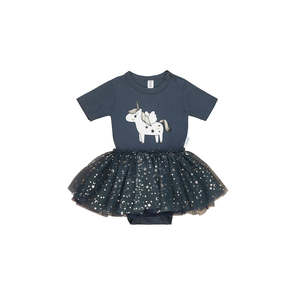 Dresssale Huxbaby: Huxbaby Unicorn Ballet Onesie