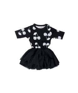 Huxbaby Cherry cat Ballet Onesie