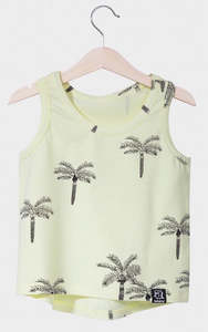 Dresssale Kukukid: Kukukid TANK-TOP Lemon Palms