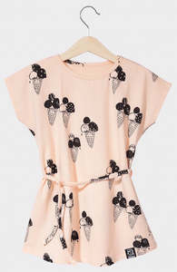 Dresssale Kukukid: Kukukid DRESS/TUNIC Peach Ice-cream