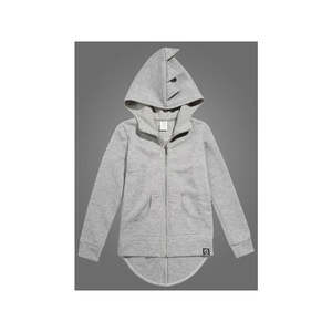 Kukukid Dino Hoodie Cotton Grey