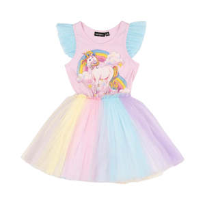 Dresssale Rock Your: Rock Your Kid Unicorn Rrainbow Singlet Circus Dress