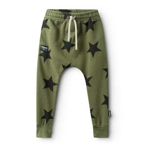 Pants Boy: NUNUNU Star Baggy Pants Oliver