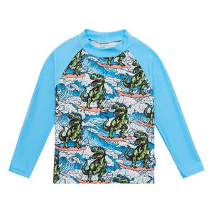 Rock Your Kid Dino Wave Rashie