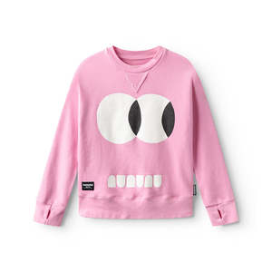 NUNUNU Side Eye Sweatshirt Super Pink