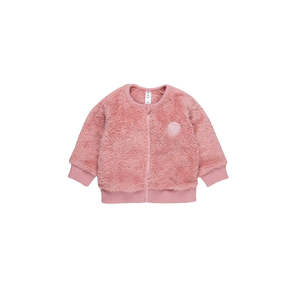 Jackets Coats Outwear Girl: Huxbaby Dusty Rose Fur Jacket