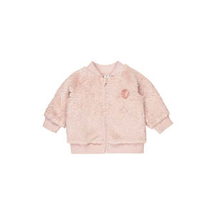 Huxbaby Rainbow Heart Fur Jacket