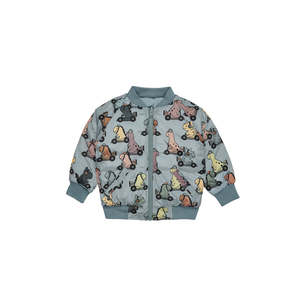 Jackets Coats Outwear Boy: Huxbaby Dino Racer Reversible Bomber