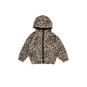 Jackets Coats Outwear Boy: Huxbaby Leopard Reversible Rain Jacket