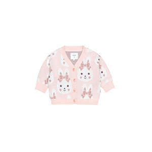 Cardigans Jumpers Girl: Huxbaby Bunny Love Boxy Cardi