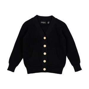 Cardigans Jumpers Boy: Rock Your Kid Black Knit Cardigan