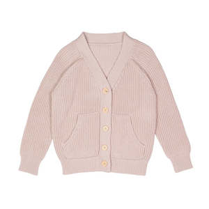 Cardigans Jumpers Boy: Rock Your Kid Oatmeal Knit Cardigan